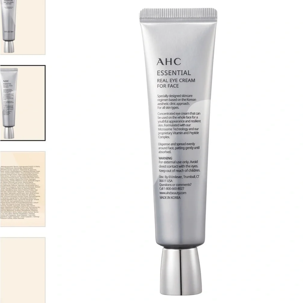 🆕 AHC ESSENTIAL Real Eye Cream 1.01 Fl Oz NIB & Sealed